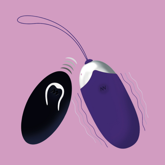 Ovo Vibratório Flippy Egg INTENSE II roxo c/ controlo remoto